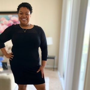 Lane Bryant Black Sweater Dress